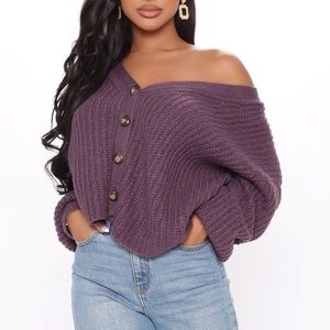 NWT cropped cardigan